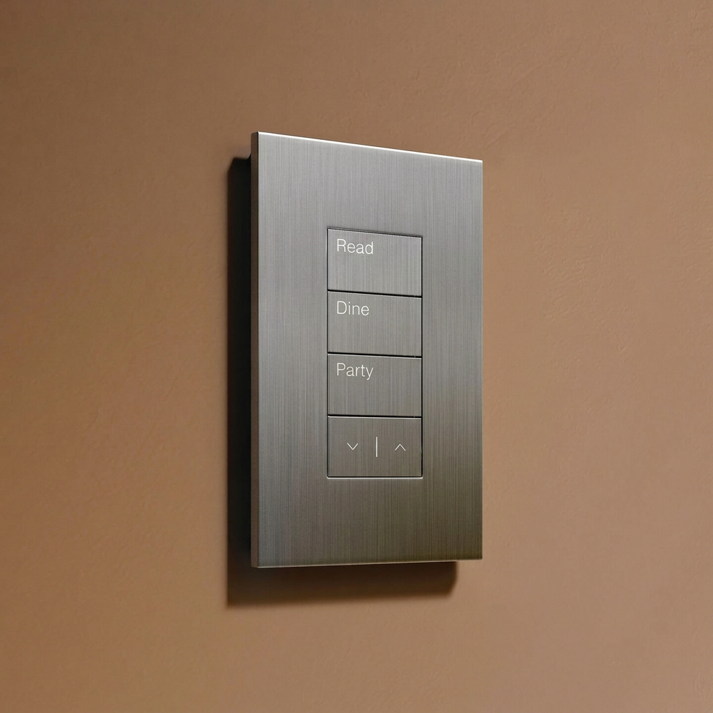 Lighting Controls – editorial photo of a luxury home interior